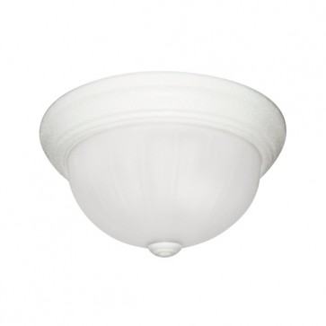 Sunlite 45515-SU DWS13-218 13" Round Smooth White Finish CFL GU24 Residential Dome Surface Mount Fixtures