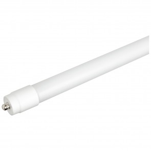 Sunlite 88443-SU T8/LED/BPD/8/43W/65K 43 Watts T8 Shape Glass Material PET White Finish Single Pin (Double Ended) (Fa8) 5500 Lumens LED Tube Light Daylight 6500K