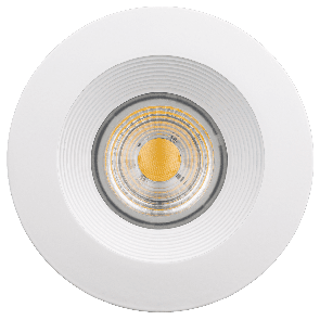 Goodlite G-20102 & G-20191  M4/15W/LED/35K LED 4" Regress Luminaire With Round Baffle Trim, 1100 Lumens Neutral White 3500K